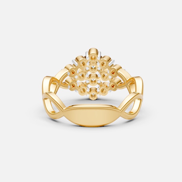 Blooming Spark Lab Grown Diamond Ring